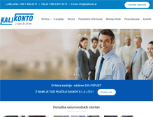 Tablet Screenshot of kalikonto.si